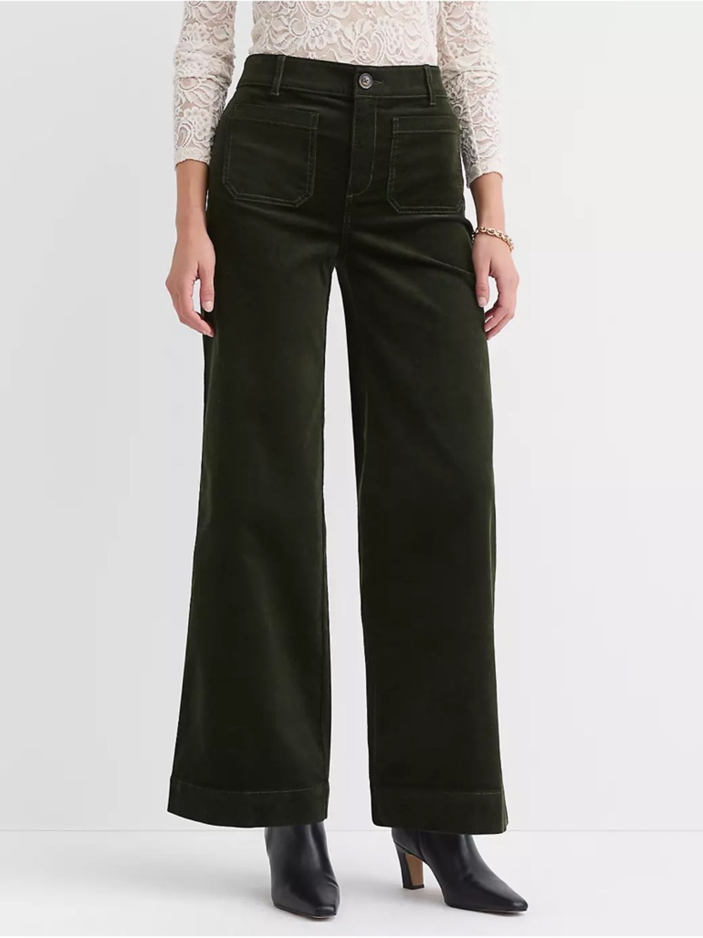 The Lift Palmer Wide Leg Corduroy Pants NWOT Size 8 - Picture 2 of 10